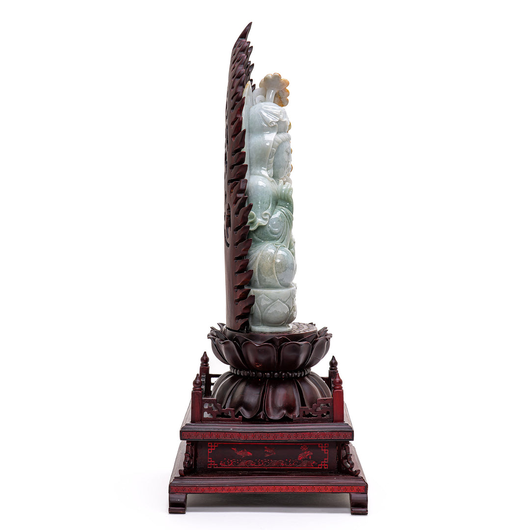 Stunning Jade Guan Yin Statue