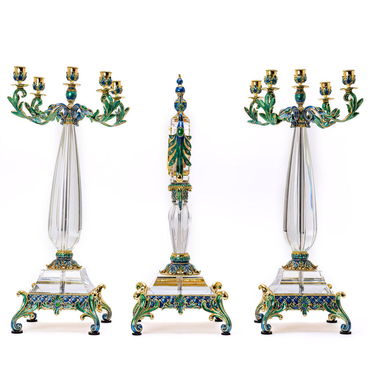 Luxury 3 piece clock set by Regis Galerie
