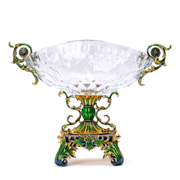 Crystal Fruit Platter - Green