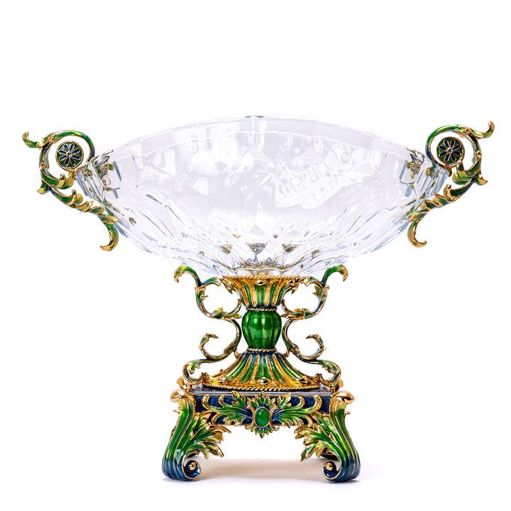 Crystal Fruit Platter - Green