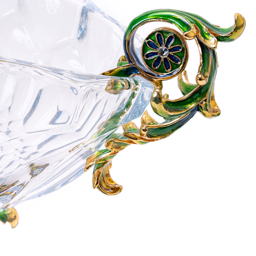 Crystal Fruit Platter - Green