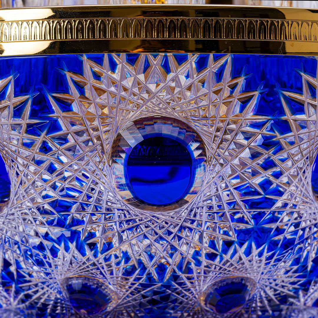 Blue Crystal Vodka Server