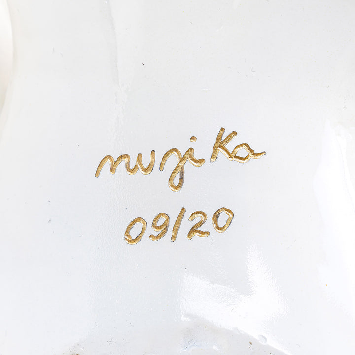 Bronze White Swan