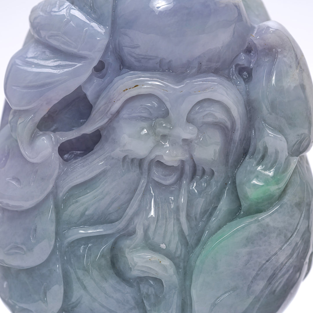 Chinese Carved Jadeite Pendant