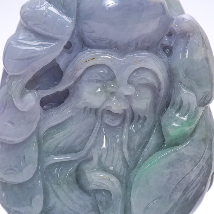 Chinese Carved Jadeite Pendant