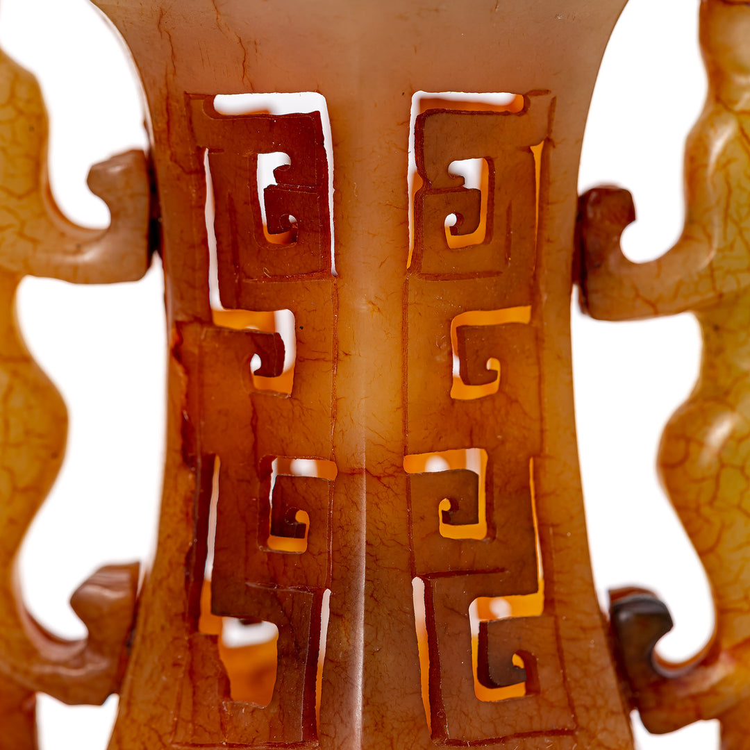 Bowenite Vase & Cover