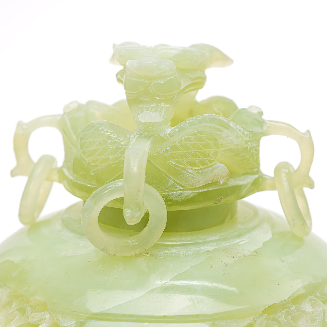 Enchanting Pale Green Jade Incense Burner