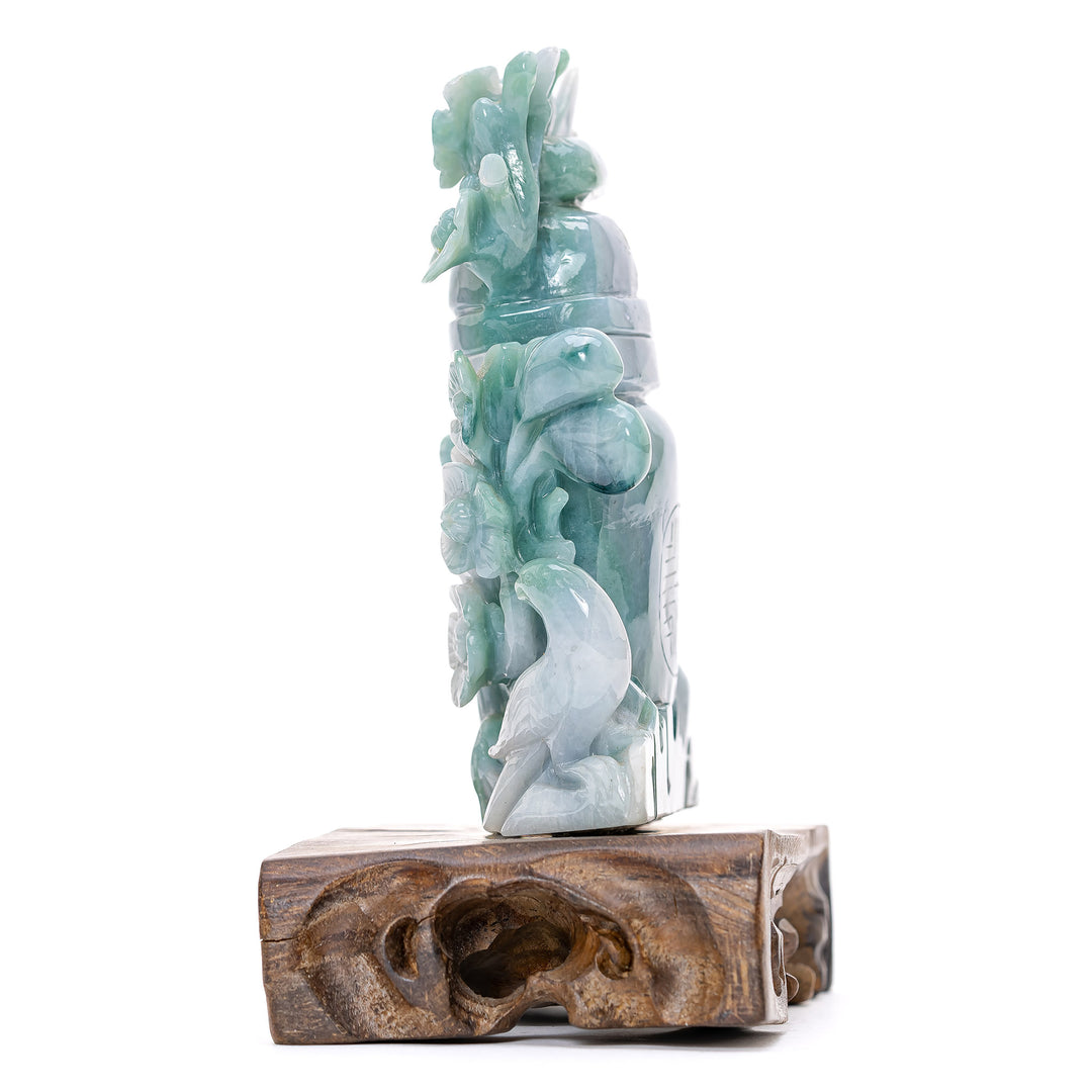 Miniature Jade Flower Vase