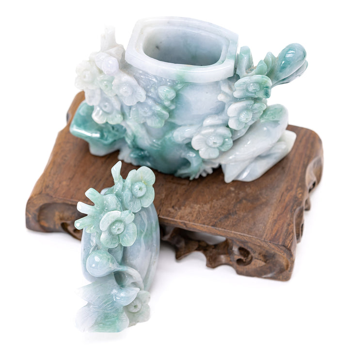 Miniature Jade Flower Vase