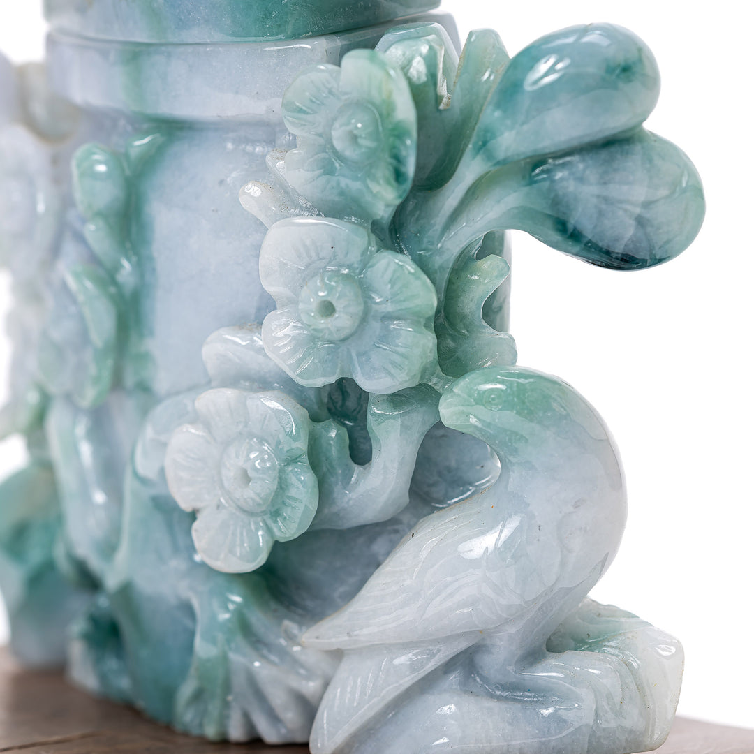 Miniature Jade Flower Vase