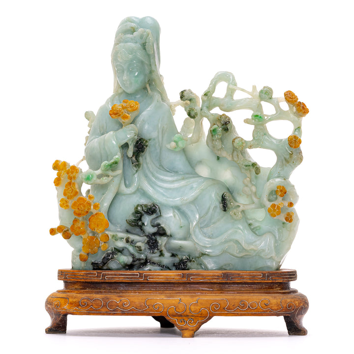 Jade Seated Kwan Yin