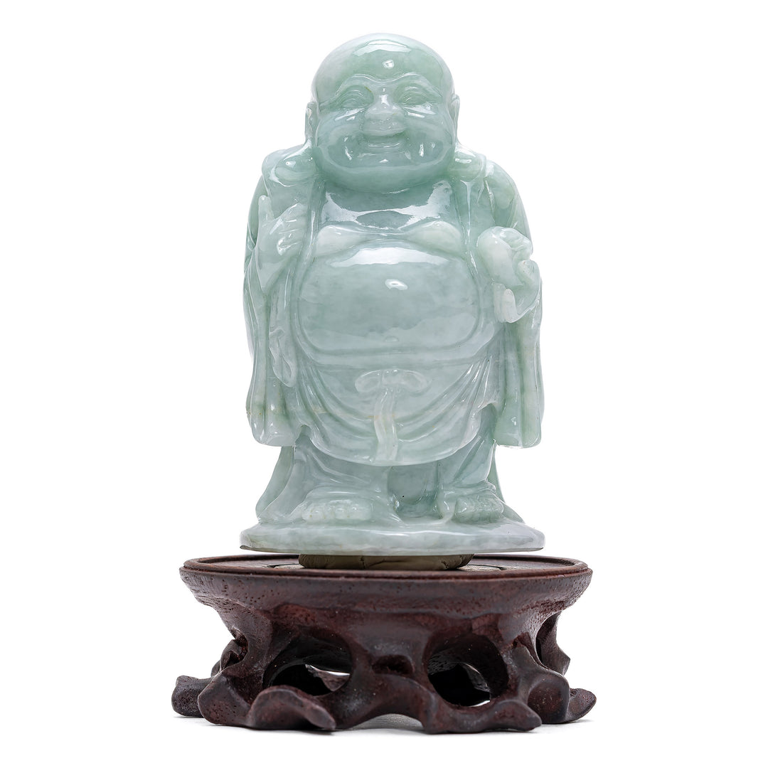 Miniature Jade Standing Buddha