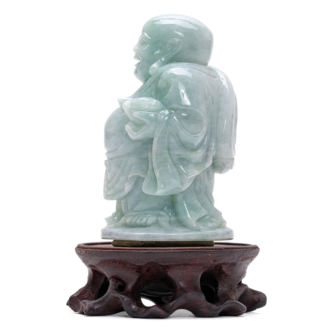 Miniature Jade Standing Buddha