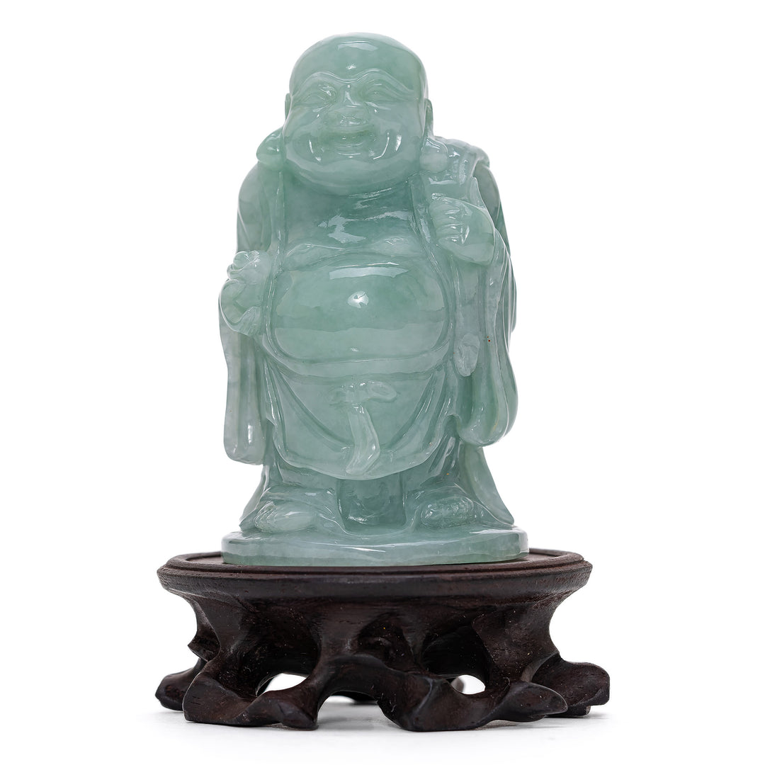 Miniature Jade Standing Buddha