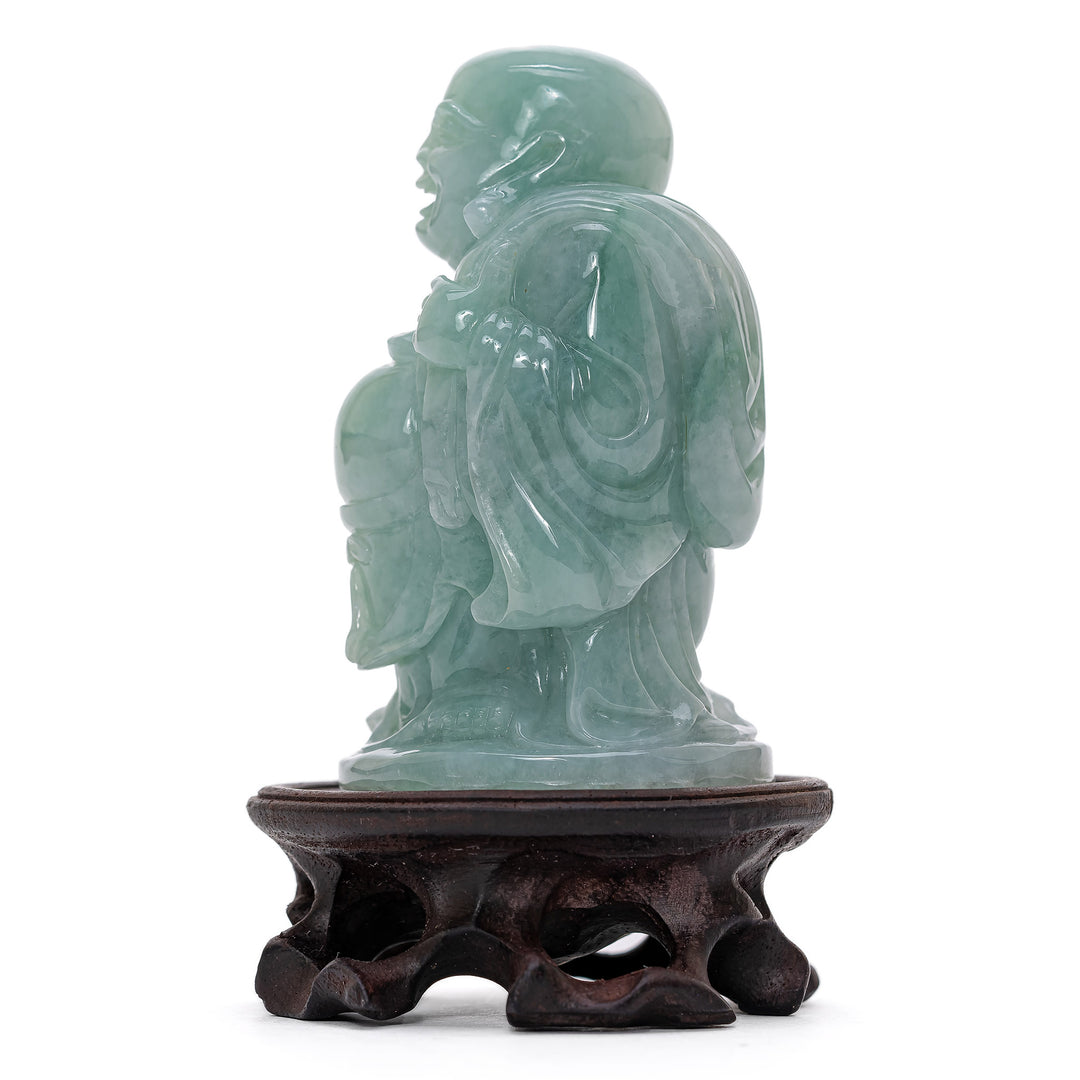 Miniature Jade Standing Buddha
