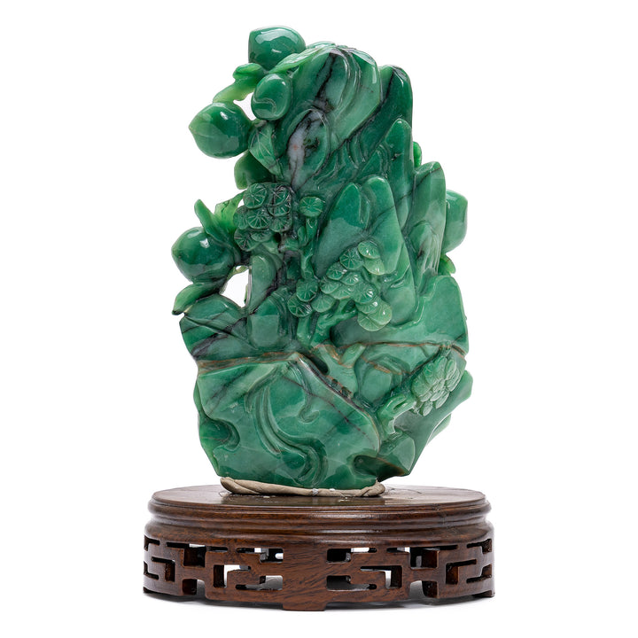 Jade Monkeys In Peach Tree
