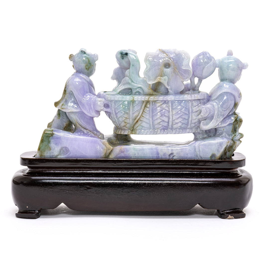 Jade Children Sculpture