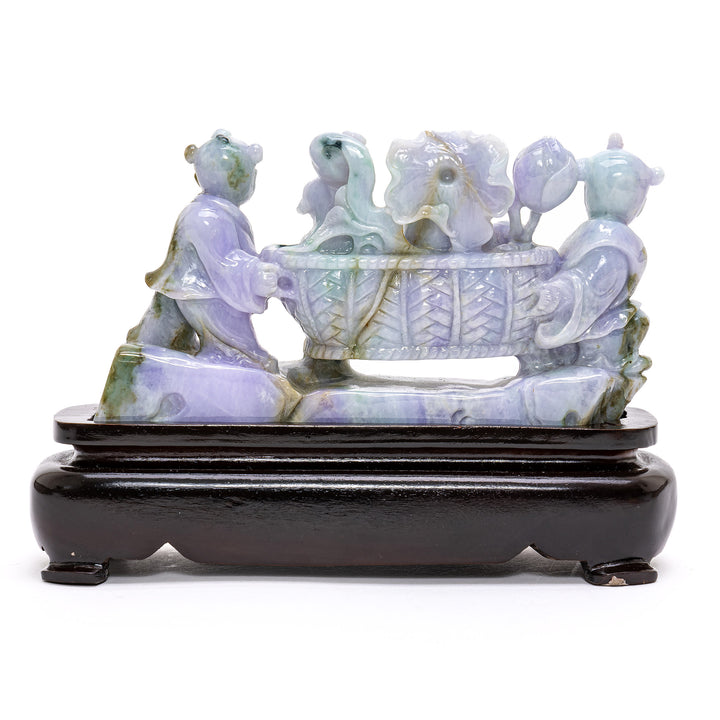 Jade Children Sculpture