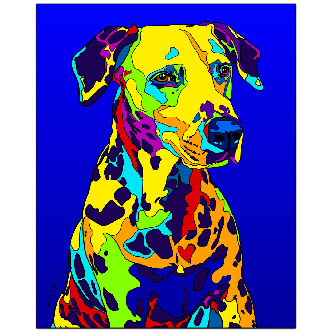 Dalmatian on Metal from The Colorful World of Michael Vistia Image