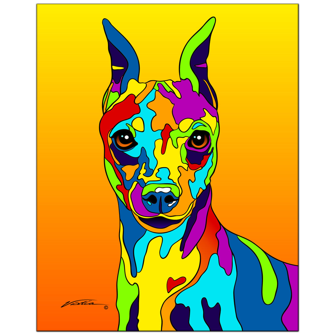 Min Pin on Metal from The Colorful World of Michael Vistia Image