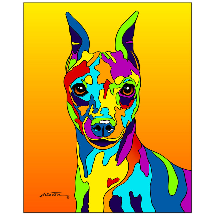 Min Pin on Metal from The Colorful World of Michael Vistia Image