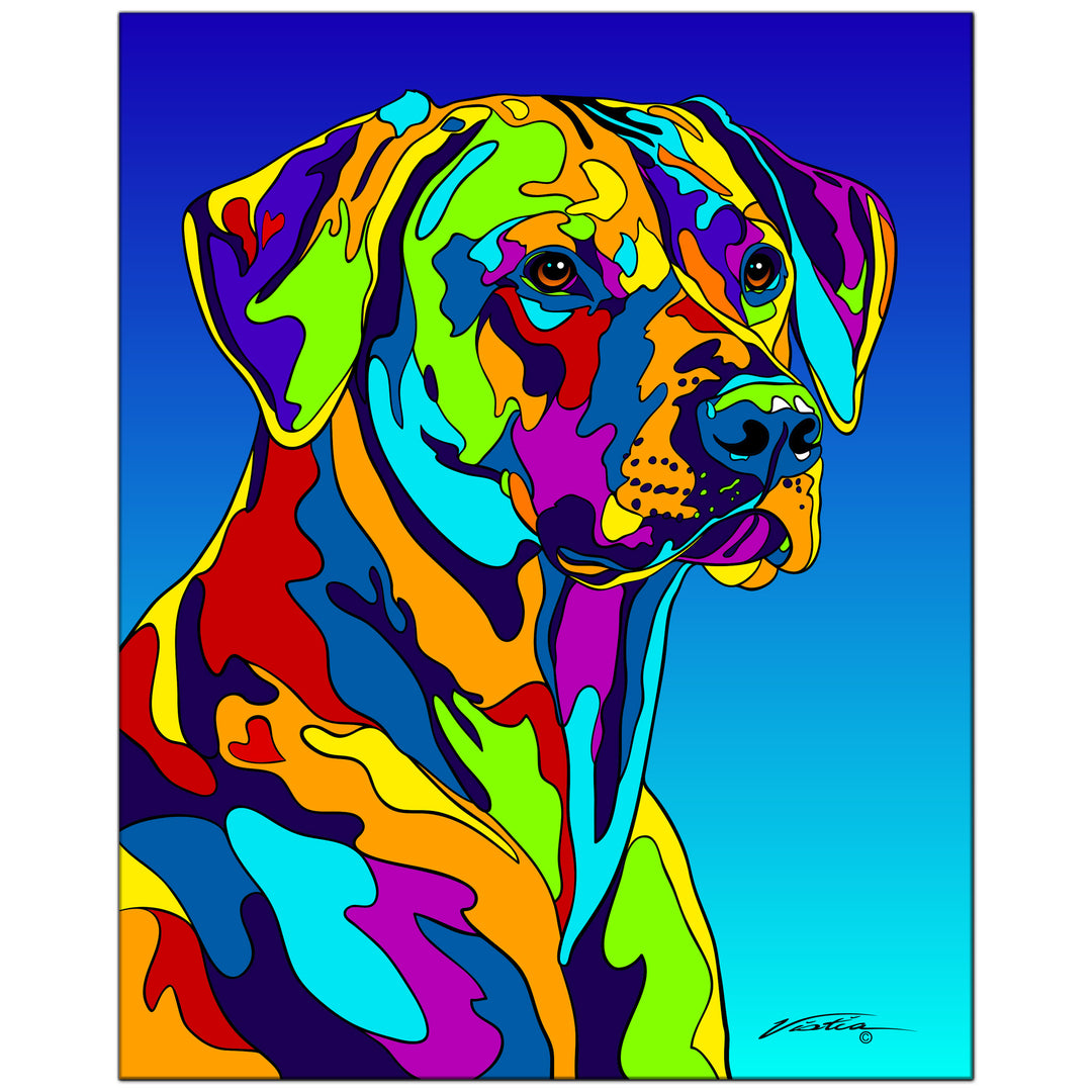 Rhodesian on Metal from The Colorful World of Michael Vistia Image