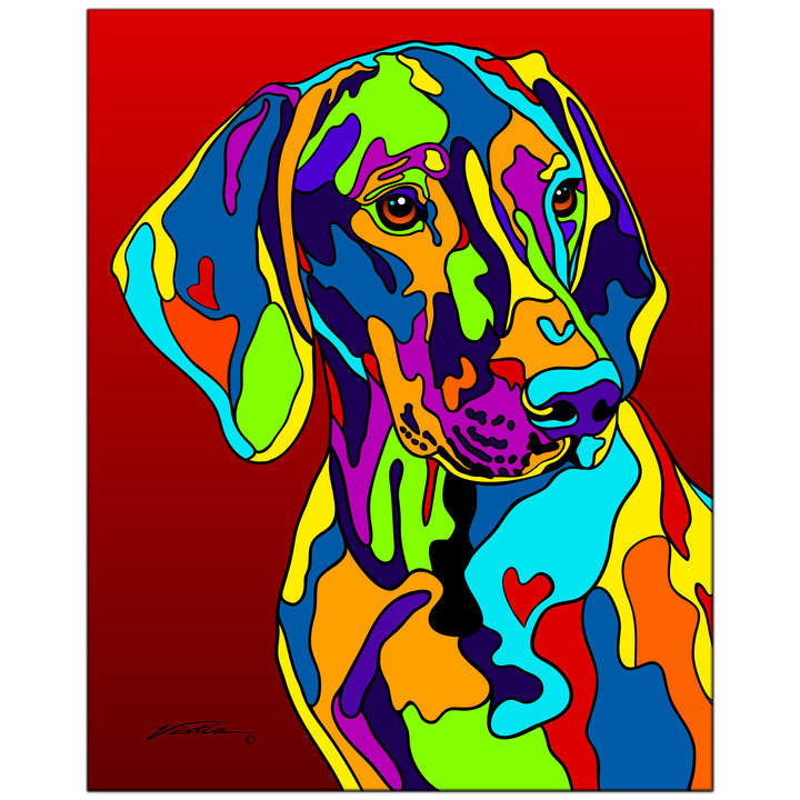 Visula on Metal from The Colorful World of Michael Vistia Image