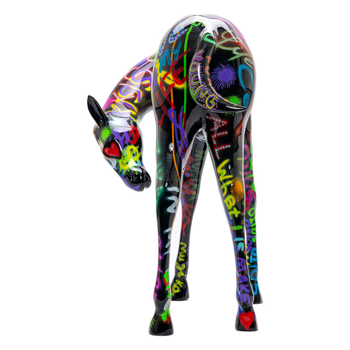 Graffiti Bronze Horse
