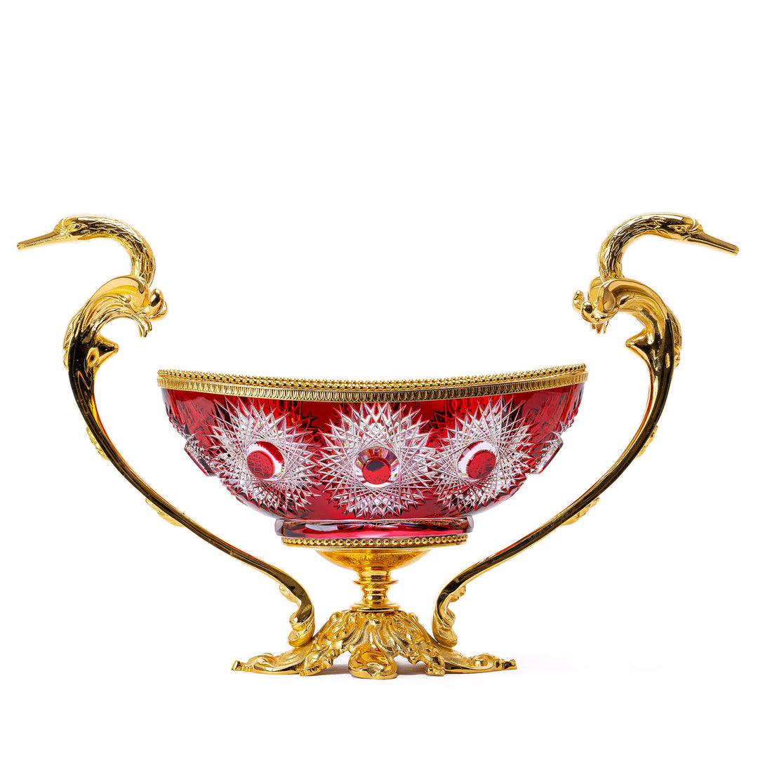 Red Crystal Jardiniere