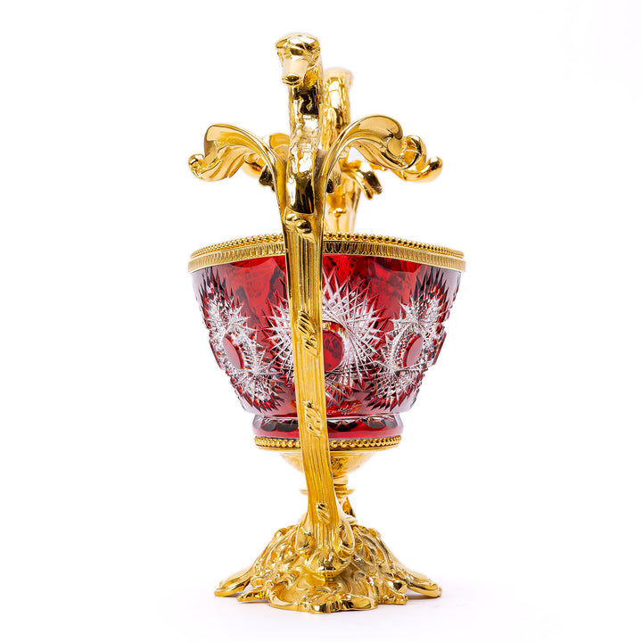 Red Crystal Jardiniere