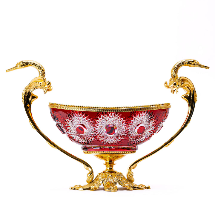 Red Crystal Jardiniere