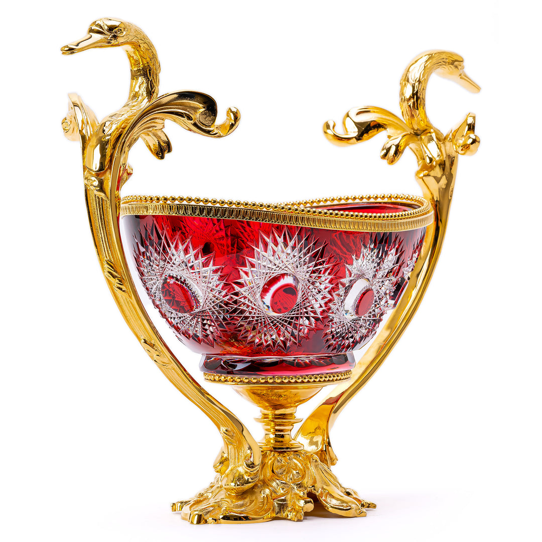Red Crystal Jardiniere