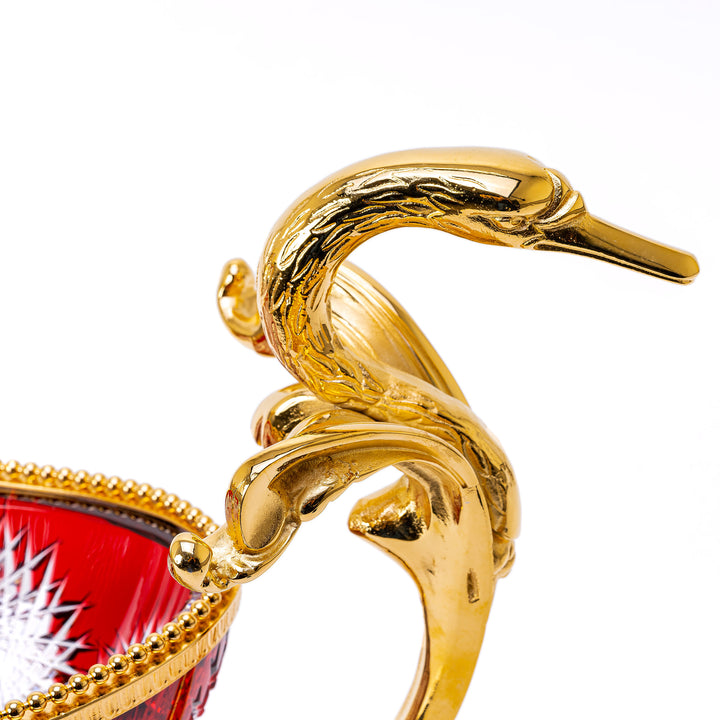Red Crystal Jardiniere