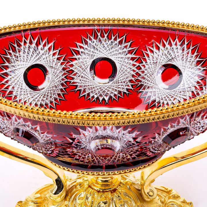 Red Crystal Jardiniere