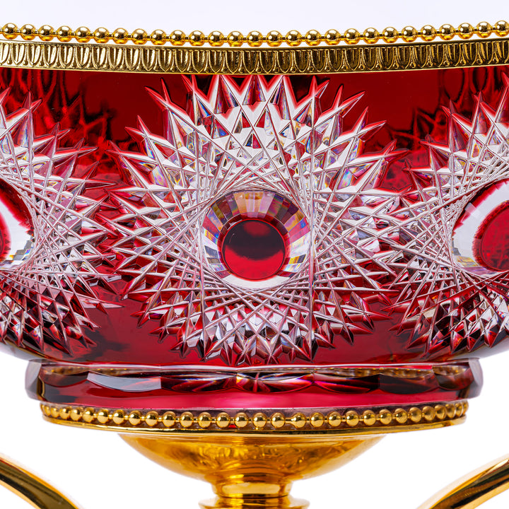 Red Crystal Jardiniere