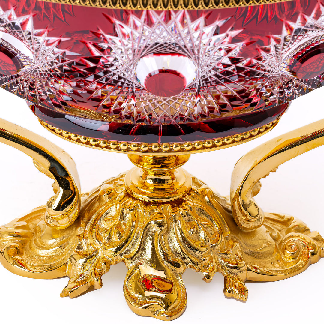 Red Crystal Jardiniere