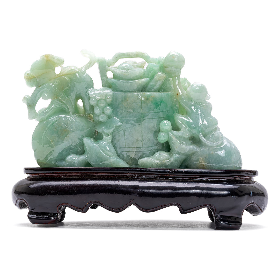 Small Jade Chinese Monkey Vase