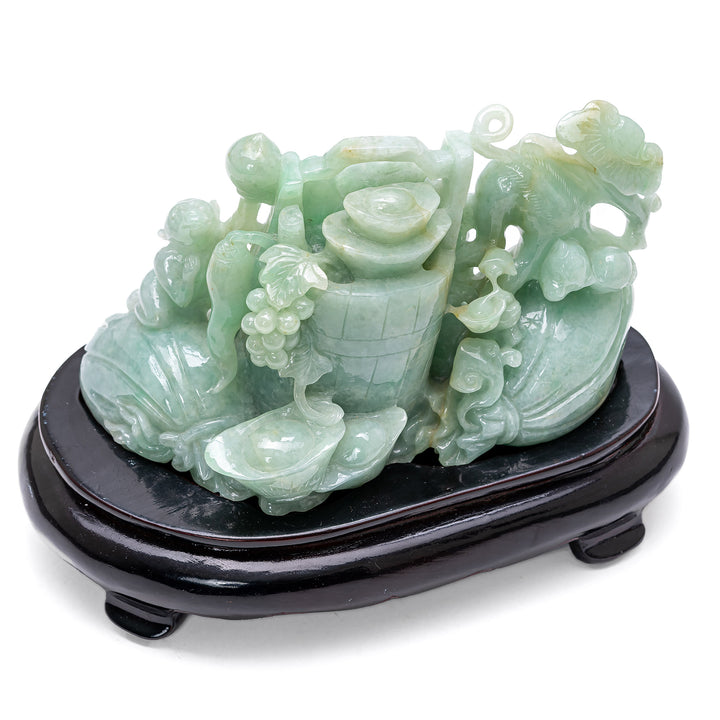 Small Jade Chinese Monkey Vase