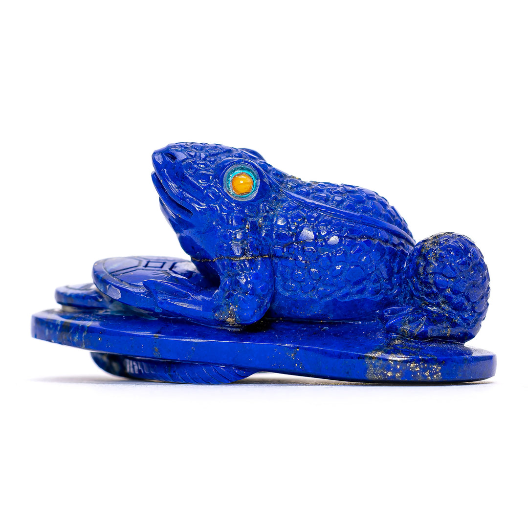 Genuine Lapis Bullfrog