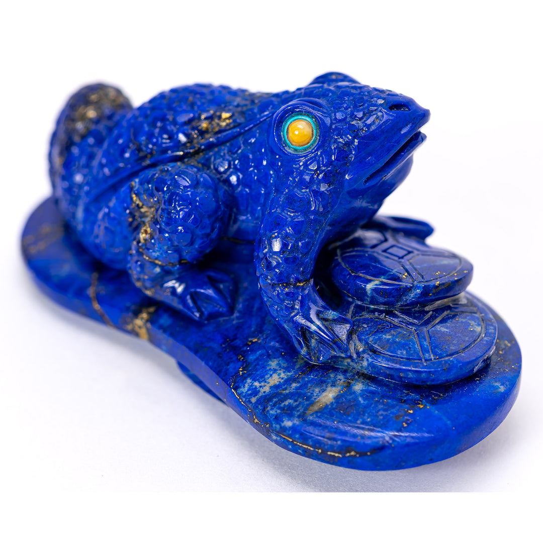 Genuine Lapis Bullfrog