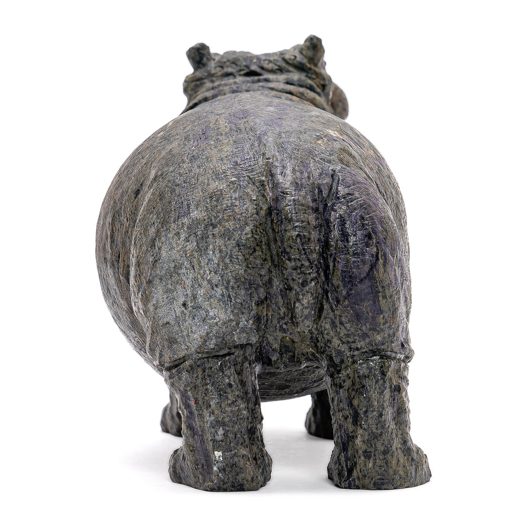 Carved Jasper Hippo (Med)
