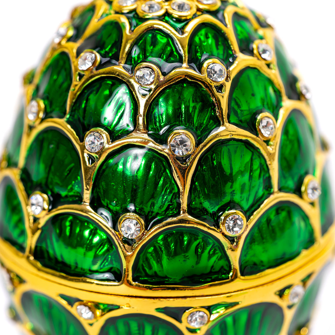Emerald Green & Gold Egg