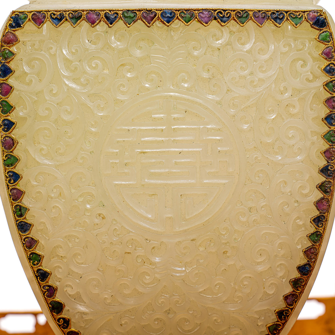 Exquisite Jade Hanging Chain Vase