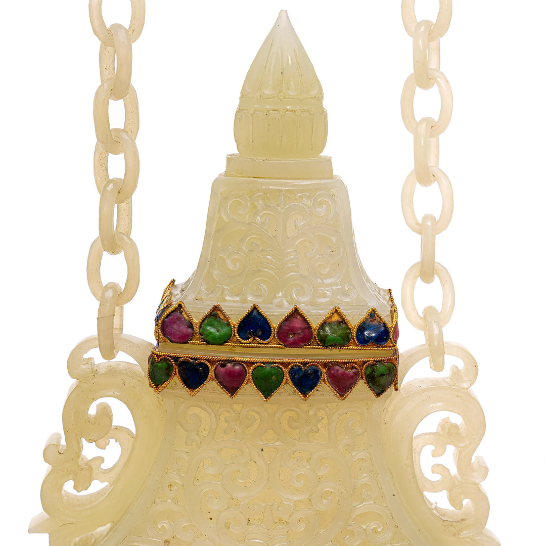 Exquisite Jade Hanging Chain Vase