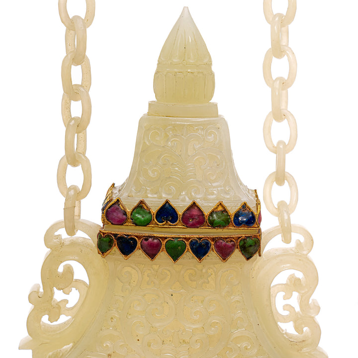 Exquisite Jade Hanging Chain Vase