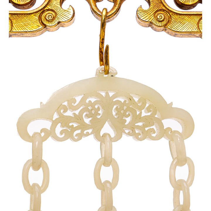 Exquisite Jade Hanging Chain Vase