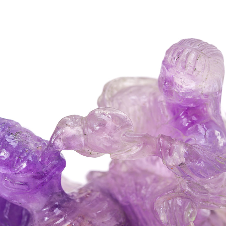 Carved Amethyst Sculpture