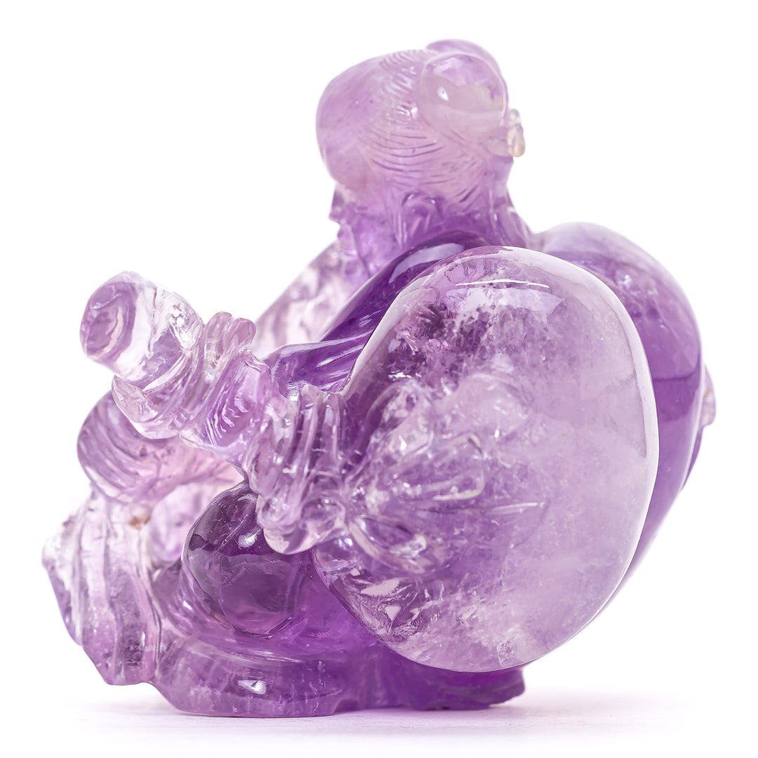 Carved Amethyst Sculpture
