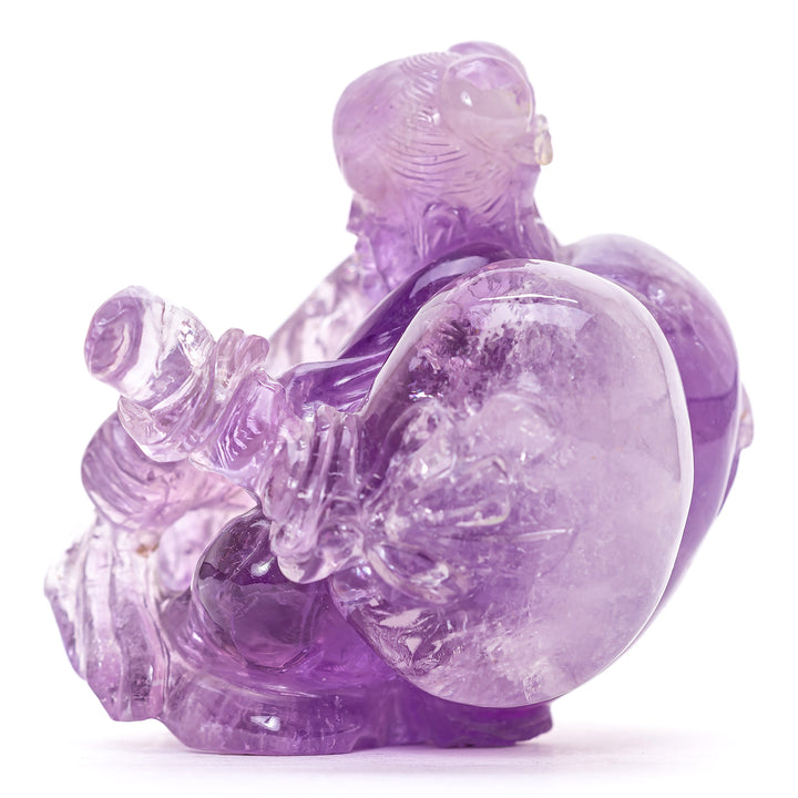 Carved Amethyst Sculpture
