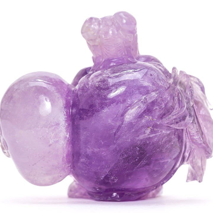 Carved Amethyst Sculpture